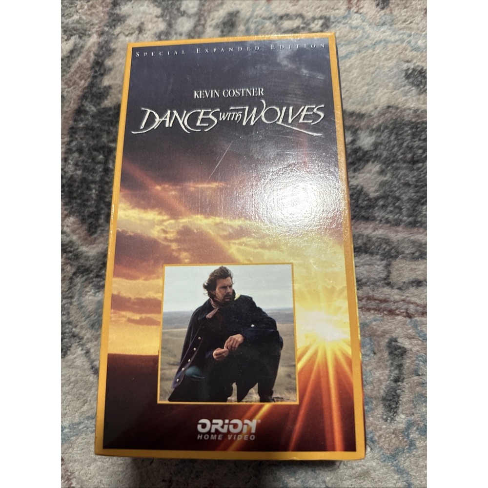 Dances With Wolves Sealed  VHS, Book, Pics. Special Expanded Edition New